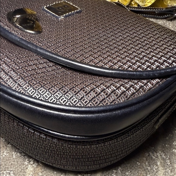 Bally Black Embossed B Crossbody - Picture 8 of 11